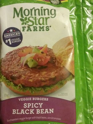 Spicy black bean veggie burgers - 0028989100641