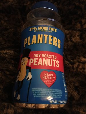 Dry roasted peanuts, dry roasted - 0029000072091