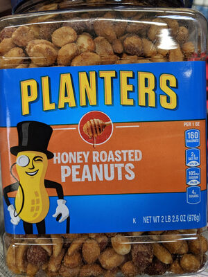 Honey roasted peanuts, honey roasted - 0029000073296
