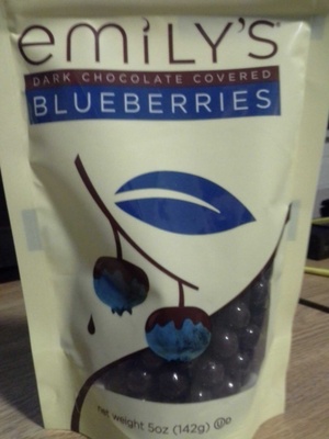 emily's dark chocolate covered blueberries - 0029796542679