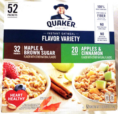 Instant Oatmeal Flavor Variety - 0030000566602