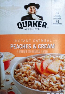 Instant oatmeal peaches and cream - 0030000567371