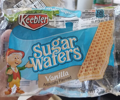 Keebler, sugar wafers, vanilla - 0030100125877