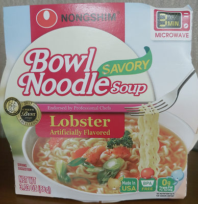 Savory bowl noodle soup, lobster - 0031146263257