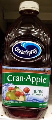 Cranberry apple juice drink from concentrate - 0031200210074