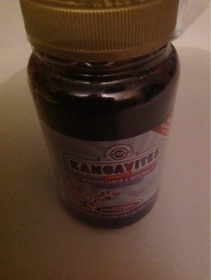 Solgar Kangavites Complete Multivitamin & Mineral Children's Formula Bouncin' Berry 120 Chewable Tablets - 0033984010161