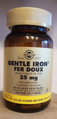 Solgar Gentle Iron 25mg 90vc - 0033984012493