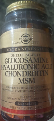 Glucosamine Hyaluronic Acid Chondroitin MSM - 0033984013179