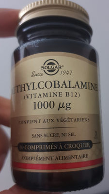 Solgar Methylcobalamin (Vitamin B12) 1000 mcg 30 Nuggets - 0033984019508