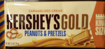 Hershey's Gold peanuts & pretzels - 0034000314041