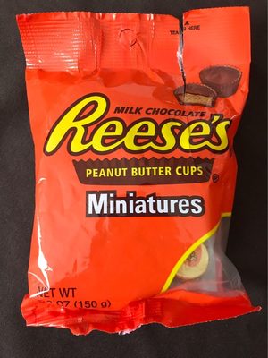 Cups Miniatures Saveur Chocolat Au Lait Et Beurre De Cacahuètes - 0034000446001