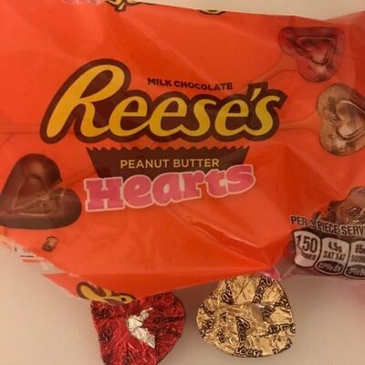 Milk chocolate peanut butter hearts - 0034000478378