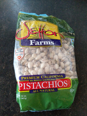 Premium California Pistachios, Dry Roasted with Sea Salt - 0034325010420