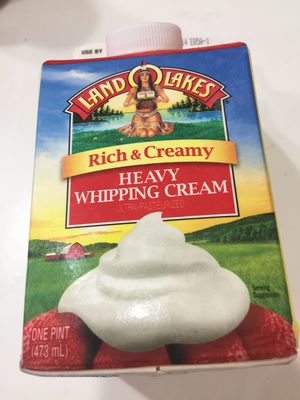 Land o lakes, rich & creamy heavy whipping cream - 0034500636117