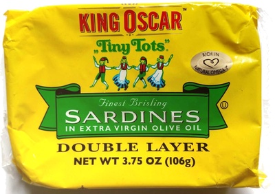 Finest brisling sardines, two layer - 0034800005255