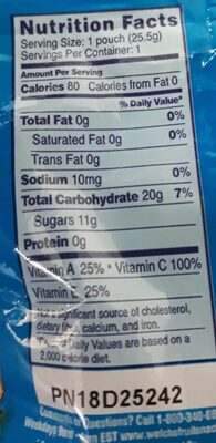 Fruit snacks - 0034856001751