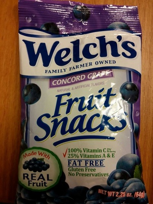 Fruit snacks - 0034856028949