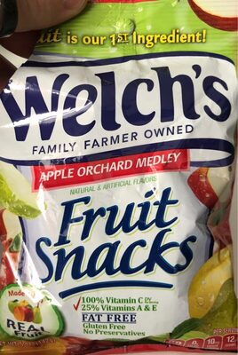 Welch's, fruit snacks, apple orchard medley - 0034856050797