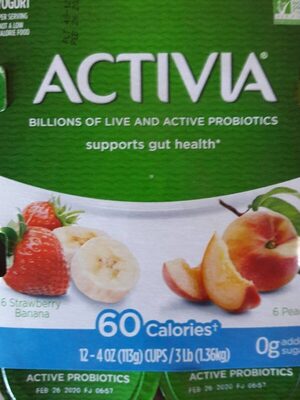 Activa nonfat yogurt - 0036632027641