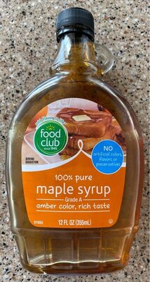 100% pure maple syrup, maple - 0036800016552