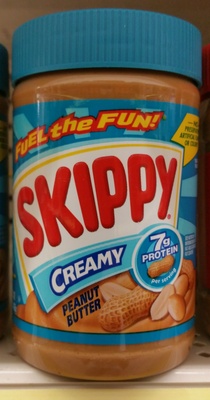Skippy, creamy peanut butter, creamy - 0037600110754
