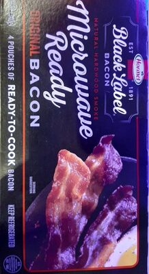 Microwave ready original bacon - 0037600250627