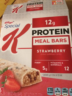 Protein meal bars, strawberry - 0038000291760