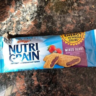 Kellogg's Nutri-Grain Cereal Bars Mixed Berry 1.3oz - 0038000355219