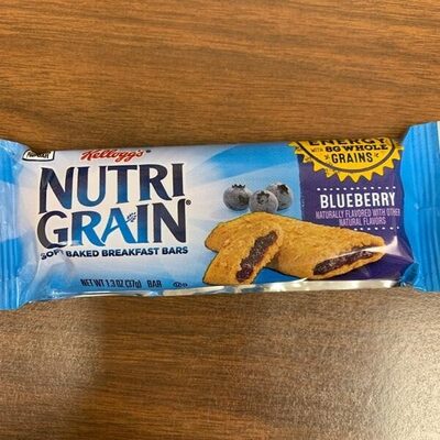 Kellogg's Nutri-Grain Cereal Bars Blueberry 1.3oz - 0038000357213
