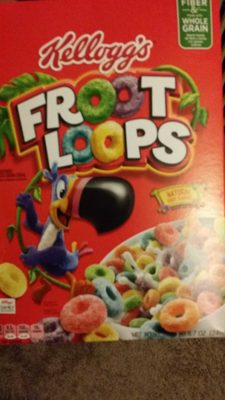 Froot loops, sweetened multi-grain cereal - 0038000391255