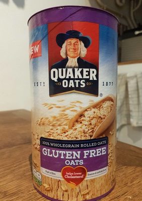 Quaker Oats Gluten Free Wholegrain Rolled Oats 510G - 0038527109111