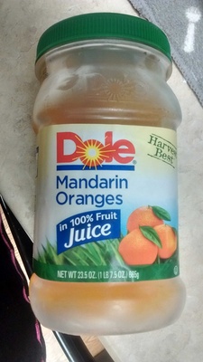 Mandarin oranges in 100% fruit juice - 0038900030995
