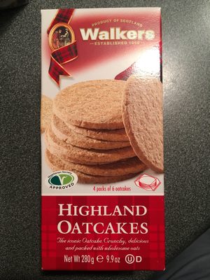 Walkers, Highland Oat Crackers - 0039047002111