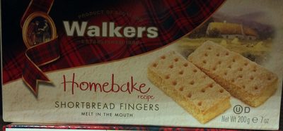 Homebake Recipe Shortbread Fingers - 0039047016101