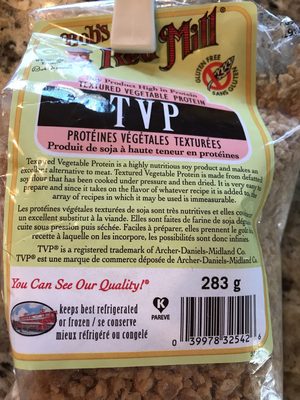 Protéines  végétales texturées - 0039978325426