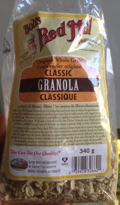 Bob's Red Mill Organic Whole Grain Natural Granola - 0039978326621