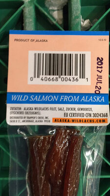 Alaska's Best Wild Salmon Jerky - 0040668004361