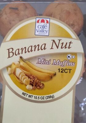 Banana nut mini muffins, banana nut - 0040697712053