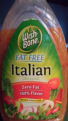 Wish-bone, fat free italian dressing - 0041000005411