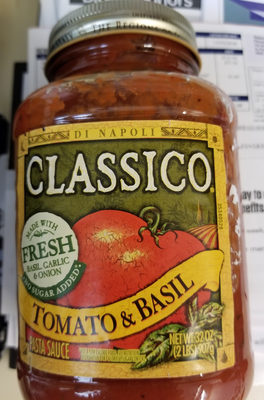 Tomato & basil pasta sauce - 0041129088005