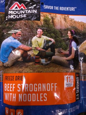 FREEZE DRIED BEEF STROGANOFF WITH NOODLES - 0041133531191