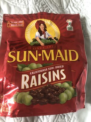 California sun-dried raisins - 0041143129562
