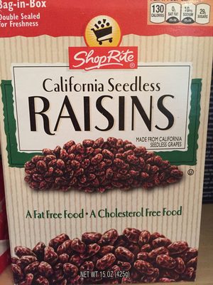 California Seedless Raisins - 0041190002634