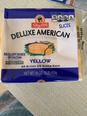 Deluxe American Cheese Slices - 0041190463138