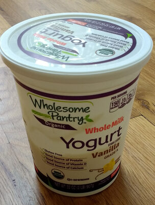 Whole milk yogurt, vanilla - 0041190466634