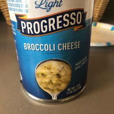 Progresso Light Broccoli Cheese Soup - 0041196101935