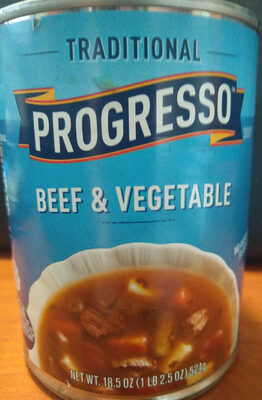 Progresso Traditional Beef & Vegetable Soup - 0041196910759