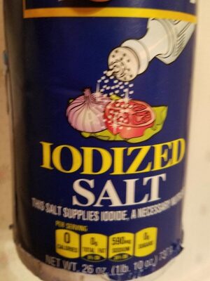 Iodized salt - 0041331038157