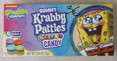 Krabby Patties colors candy - 0041376101670