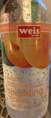 Peach Sparkling Water - 0041497436361